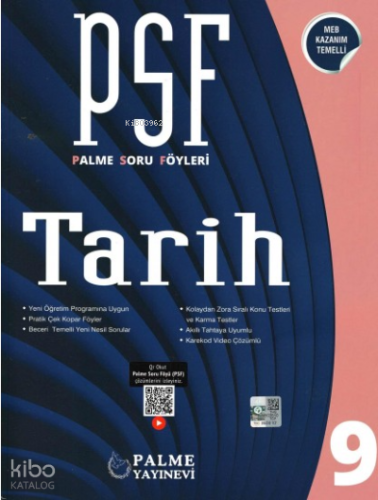 Palme Psf 9.Sınıf Tarih Soru Föyleri *Kurumsal* | Kolektif | Palme (Ha