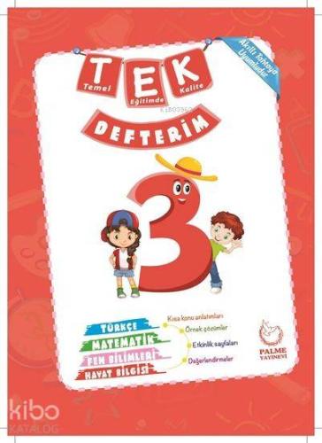 Palme Yayınları 3. Sınıf TEK Defterim Palme