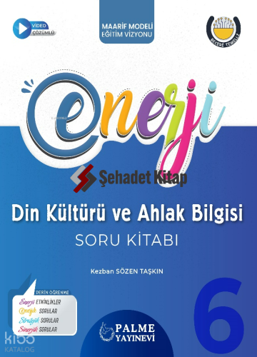Palme Yayınları 6. Sınıf Enerji Din Kültürü Ve Ahlak Bilgisi Soru Kitabı