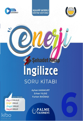 Palme Yayınları 6. Sınıf Enerji İngilizce Soru Kitabı