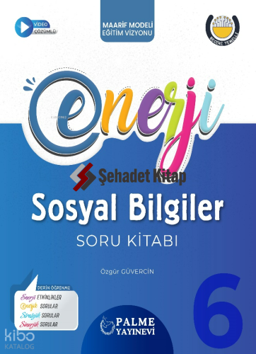 Palme Yayınları 6. Sınıf Enerji Sosyal Bilimler Soru Kitabı