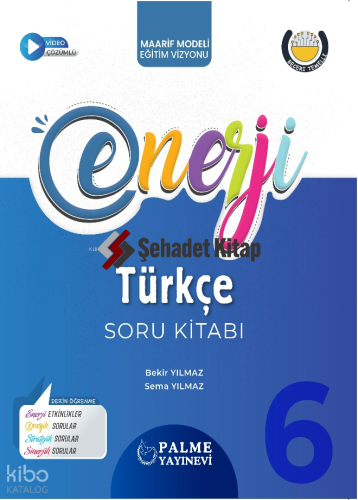 Palme Yayınları 6. Sınıf Enerji Türkçe Soru Kitabı