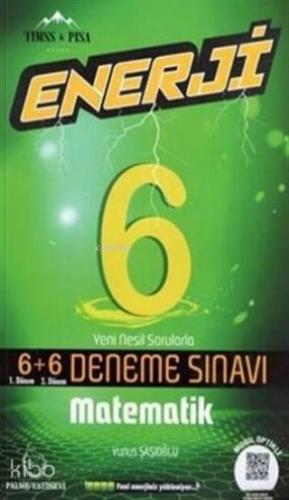 Palme Yayınları 6. Sınıf Matematik 6 + 6 Enerji Deneme Sınavı Palme