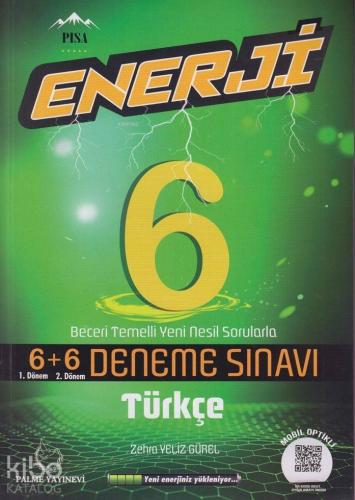 Palme Yayınları 6. Sınıf Türkçe 6+6 Enerji Deneme Sınavı Palme | | Pal
