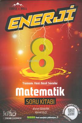 Palme Yayınları 8. Sınıf LGS Matematik Enerji Soru Kitabı Palme