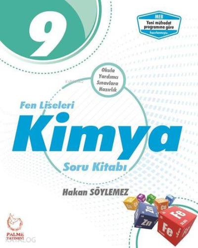 Palme Yayınları 9. Sınıf Fen Liseleri Kimya Soru Kitabı Palme