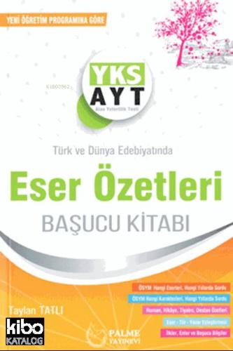Palme Yayınları AYT Eser Özetleri Başucu Kitabı Palme