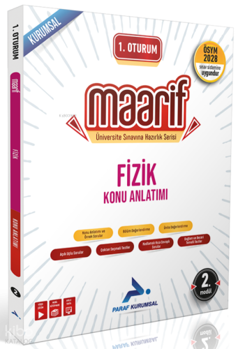 Paraf 2028 Maarif Fizik Konu Anlatımı (2. Modül) | Kolektif | Paraf Ya