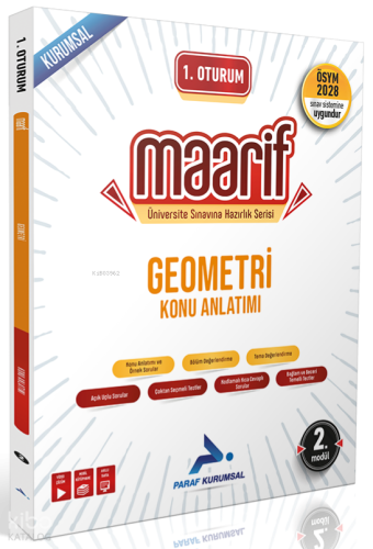 Paraf 2028 Maarif Geometri Konu Anlatımı (2. Modül) | Kolektif | Paraf