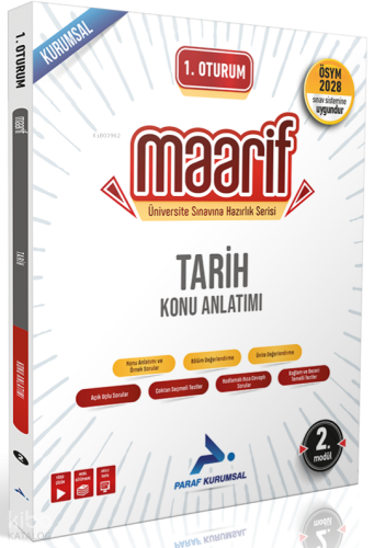Paraf 2028 Maarif Tarih Konu Anlatımı (2. Modül) | Kolektif | Paraf Ya