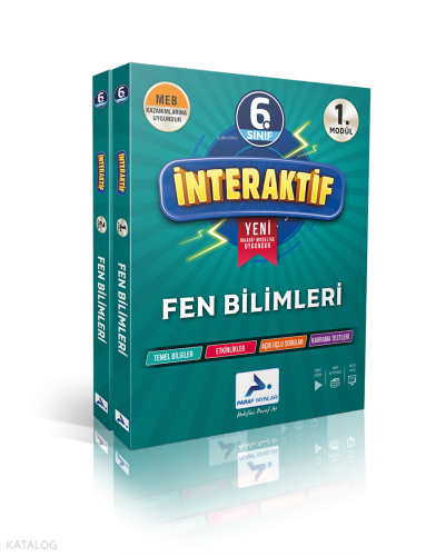 Paraf 6. Sınıf İnteraktif Fen Bilimleri Etkinlikli Çalışma Kitabı 2 Modül