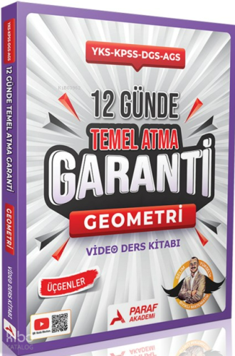 Paraf Akademi 12 Günde Temel Atma Garanti Geometri Video Ders Kitabı YKS-KPSS-DGS-AGS
