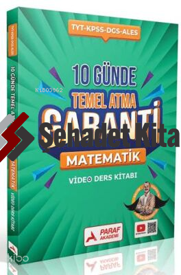 Paraf Akademi Matematik 10 Günde Temel Atma Garanti