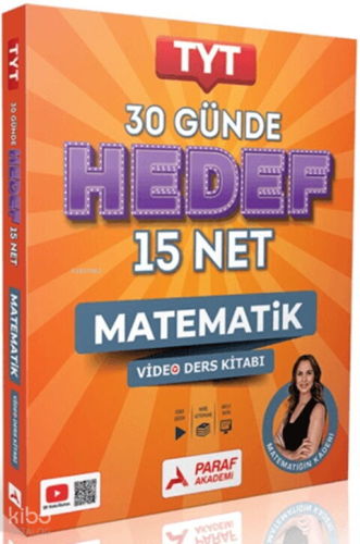 Paraf Akademi TYT 30 Günde Hedef 15 Net Matematik Video Ders Kitabı