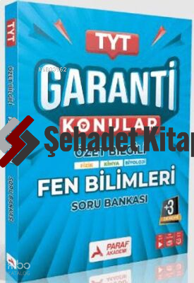 Paraf Akademi Tyt Fen Bilimler Garanti Konular Sb.