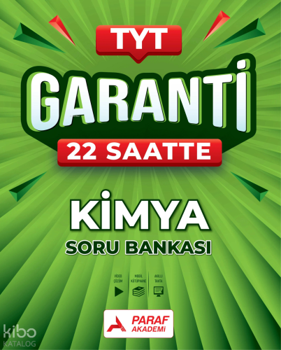 Paraf Akademi TYT Kimya Garanti 22 Saatte Soru Bankası