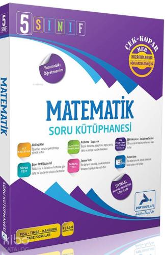 Paraf Yayınları 5. Sınıf Matematik Soru Kütüphanesi Çek Kopar Paraf | 