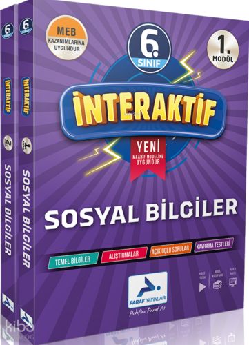 Paraf Yayınları 6. Sınıf İnteraktif Sosyal Bilgiler Etkinlik Çalışma K