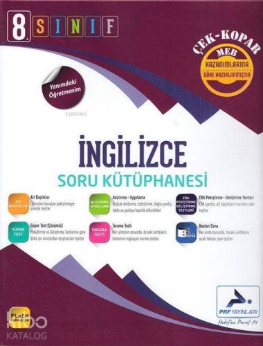 Paraf Yayınları 8. Sınıf LGS İngilizce Soru Kütüphanesi Çek Kopar Paraf