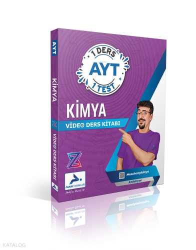 Paraf Yayınları AYT 1 Ders 1 Test Kimya Video Ders Kitabı | Kolektif |