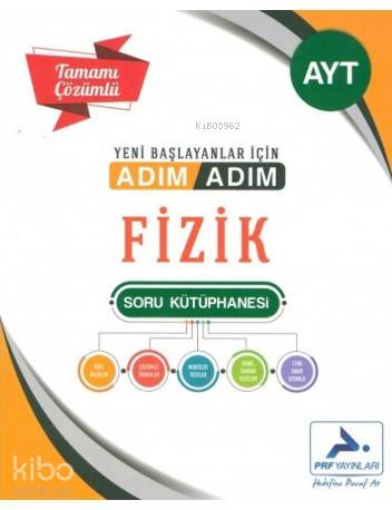 Paraf Yayınları AYT Fizik Adım Adım Tamamı Çözümlü Soru Kütüphanesi Pa