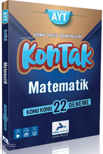 Paraf Yayınları AYT Matematik Kontak Deneme | Kolektif | Paraf Yayınla