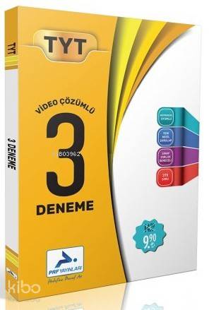 Paraf Yayınları TYT 3 lü Deneme Video Çözümlü Paraf | | Prf Yayınları