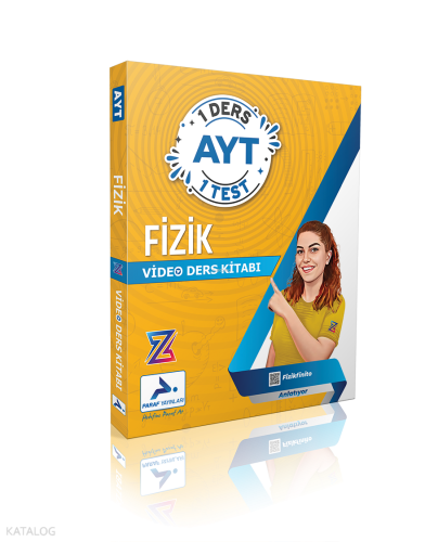 Paraf Yayınları Z Takımı AYT Fizik 1 Ders 1 Test Video Ders Kitabı