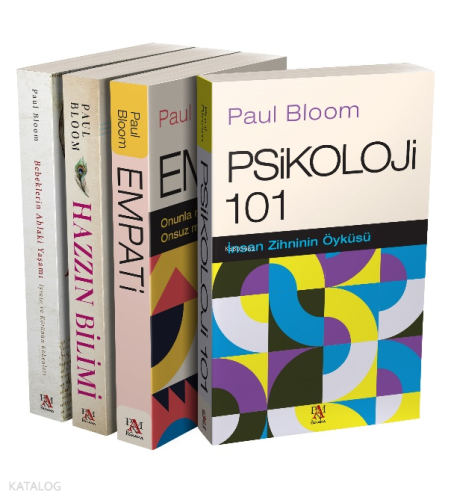 Paul Bloom Seti (4 kitap)  -Bebeklerin Ahlaki Yaşamı -Hazzın Bilimi -Empati -Psikoloji 101