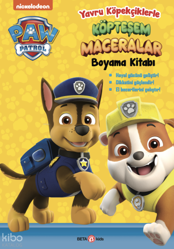 Paw Patrol Yavru Köpekçiklerle Köpteşem Maceralar Boyama Kitabı | Kole