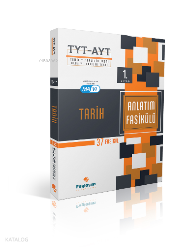Paylaşım Yayınları TYT AYT Tarih Konu Anlatım Fasikülü 1. Kitap