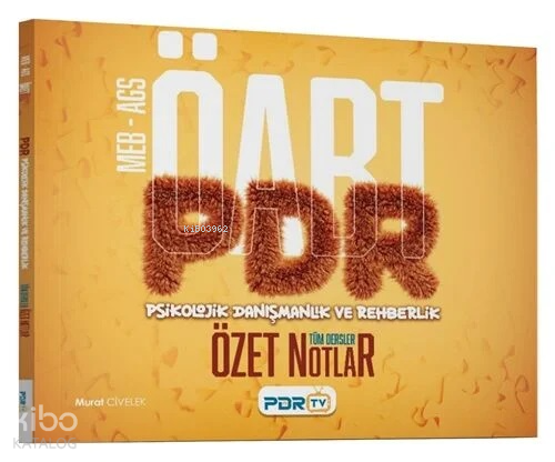 PDR TV ÖABT MEB-AGS PDR Psikolojik Danışmanlık ve Rehberlik Öğretmenliği Özet Ders Notları