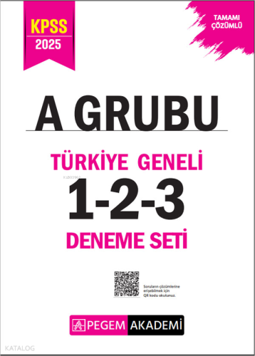 Pegem Akademi 2025 KPSS A Grubu Tamamı Çözümlü Türkiye Geneli 1-2-3 (3
