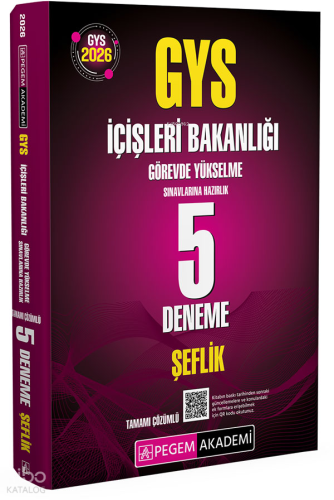 Pegem Akademi 2026 GYS İçişleri Bakanlığı Görevde Yükselme Sınavlarına