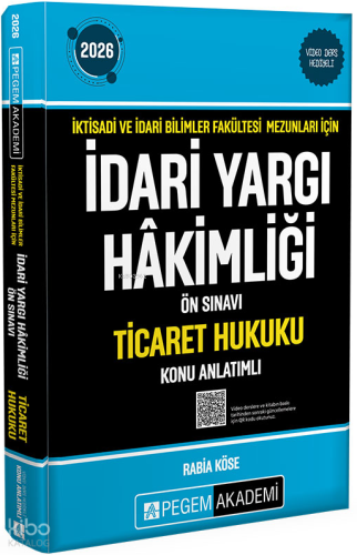 Pegem Akademi 2026 İktisadi ve İdari Bilimler Fakültesi Mezunları İçin