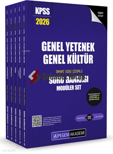 Pegem Akademi 2026 KPSS Genel Yetenek Genel Kültür Tamamı Çözümlü Soru