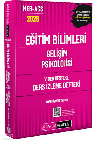 Pegem Akademi 2026 MEB AGS Eğitim Bilimleri Gelişim Psikolojisi Video 