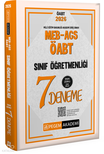 Pegem Akademi 2026 MEB AGS ÖABT Sınıf Öğretmenliği Tamamı Çözümlü 7 Deneme