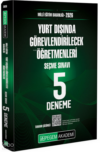 Pegem Akademi 2026 MEB Yurt Dışında Görevlendirilecek Öğretmenleri Seç
