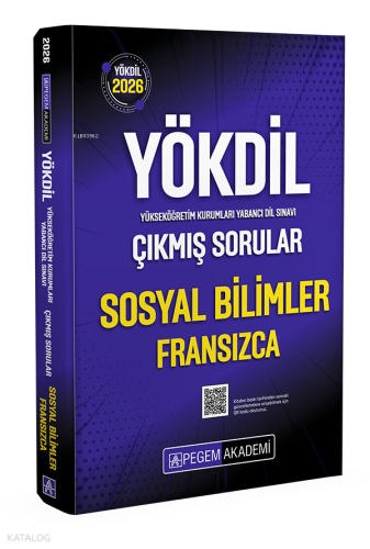 Pegem Akademi 2026 YÖKDİL Sosyal Bilimler Fransızca Çıkmış Sorular | K
