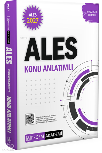Pegem Akademi 2027 ALES Konu Anlatımlı (Video Ders Hediyeli) | Kolekti