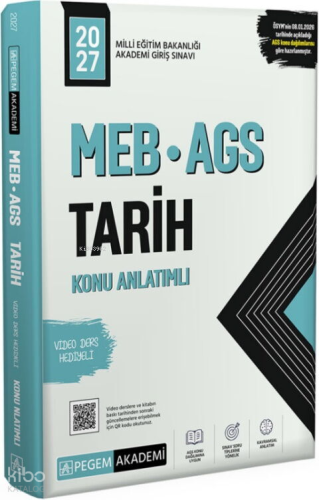 Pegem Akademi 2027 MEB AGS Konu Anlatımlı Tarih | Kolektif | Pegem Aka