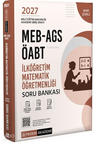 Pegem Akademi 2027 MEB AGS ÖABT İlköğretim Matematik Öğretmenliği Tama