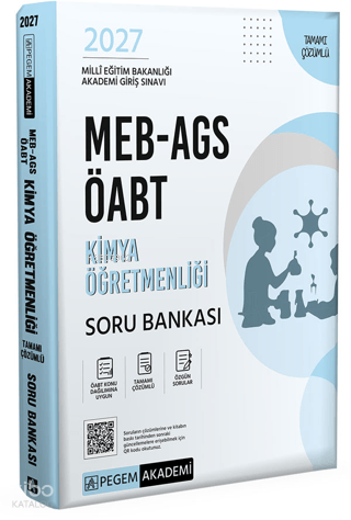 Pegem Akademi 2027 MEB AGS ÖABT Kimya Öğretmenliği Tamamı Çözümlü Soru