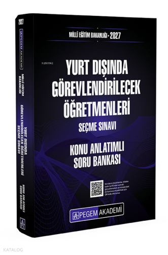 Pegem Akademi 2027 MEB Yurt Dışında Görevlendirilecek Öğretmenleri Seç