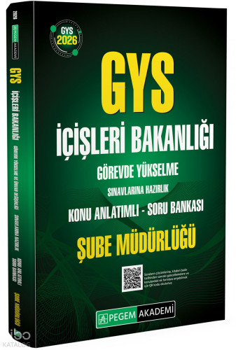 Pegem Akademi GYS İçişleri Bakanlığı Görevde Yükselme Sınavlarına Hazı