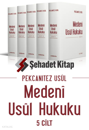 Pekcanıtez Usul - Medeni Usul Hukuku (5 Cilt) | Kolektif | On İki Levh