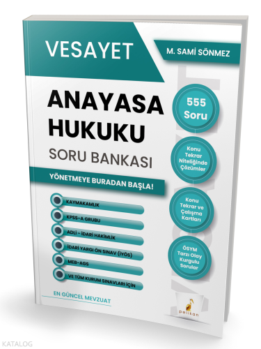 Pelikan Yayınevi Vesayet Anayasa Hukuku Soru Bankası