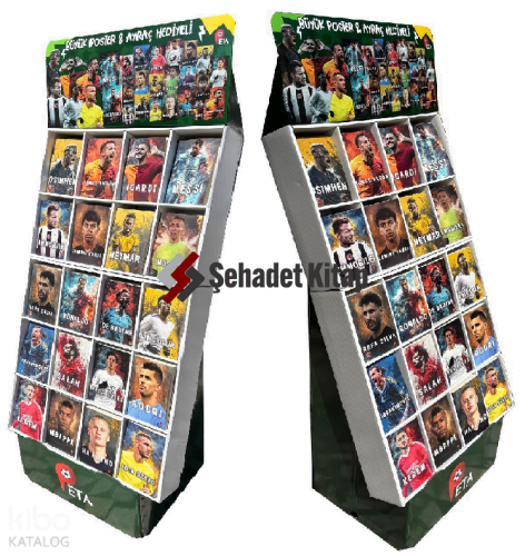 Peta Kitap Sporcu Standı;20 Gözlü 30 Çeşit 300 Adet Kitap