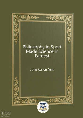 Philosophy in Sport Made Science in Earnest